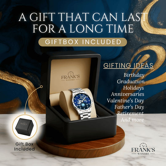 Troy | Men’s Moon Phase Multifunction Quartz Watch | 42mm