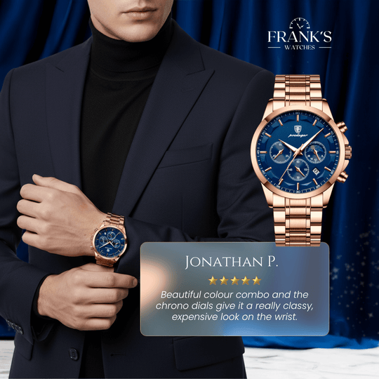 Max | Men’s Classic Chronograph Quartz Wristwatch | 42mm