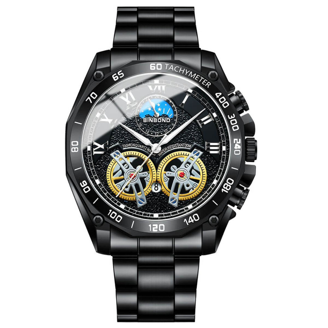 Adams | Luxury Multifunction Quartz Wristwatch | 44mm