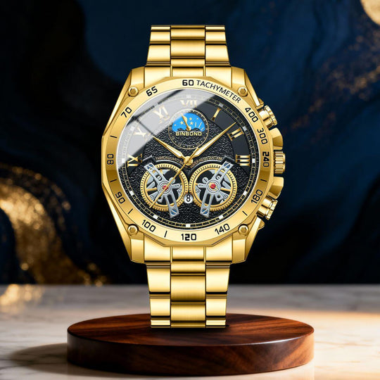 Adams | Luxury Multifunction Quartz Wristwatch | 44mm