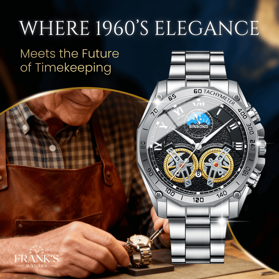 Adams | Luxury Multifunction Quartz Wristwatch | 44mm