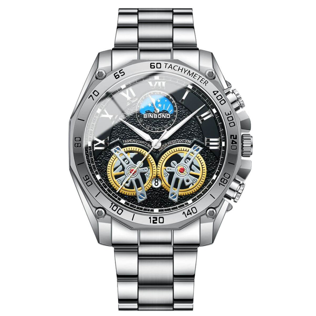 Adams | Luxury Multifunction Quartz Wristwatch | 44mm