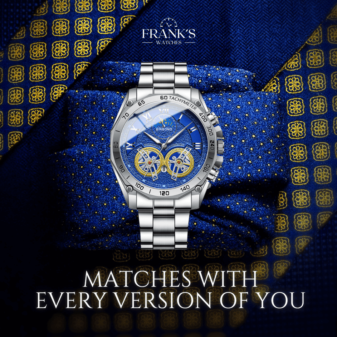 Adams | Luxury Multifunction Quartz Wristwatch | 44mm