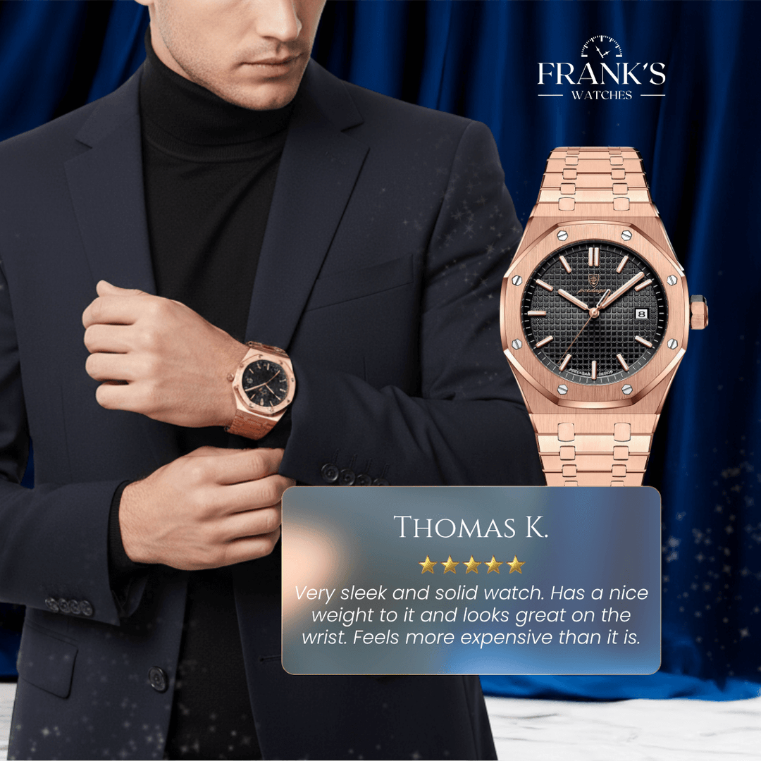 Aldenford | Men’s Stainless Steel Quartz Wristwatch | 43mm