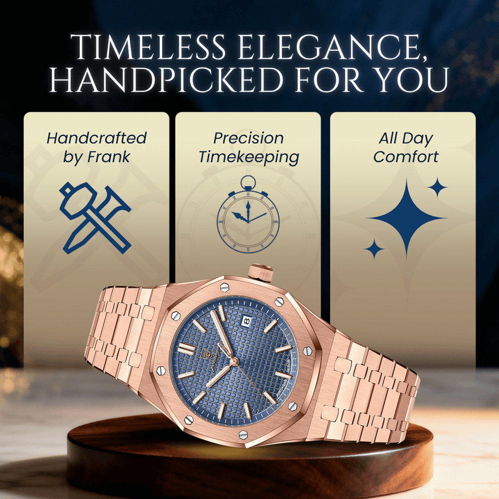 Aldenford | Men’s Stainless Steel Quartz Wristwatch | 43mm