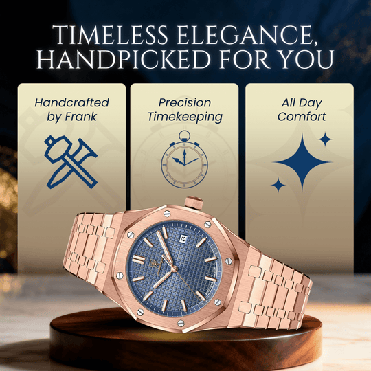 Aldenford | Men’s Stainless Steel Quartz Wristwatch | 43mm