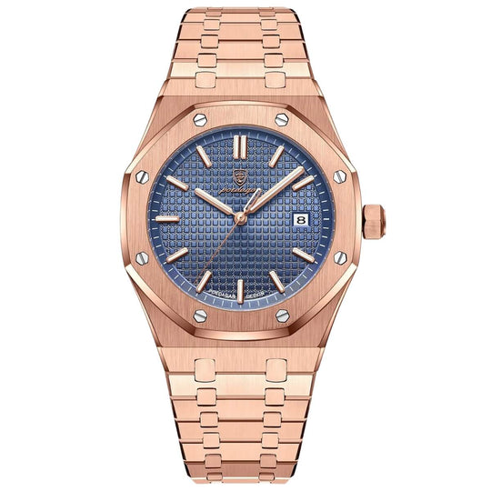 Aldenford | Men’s Stainless Steel Quartz Wristwatch | 43mm