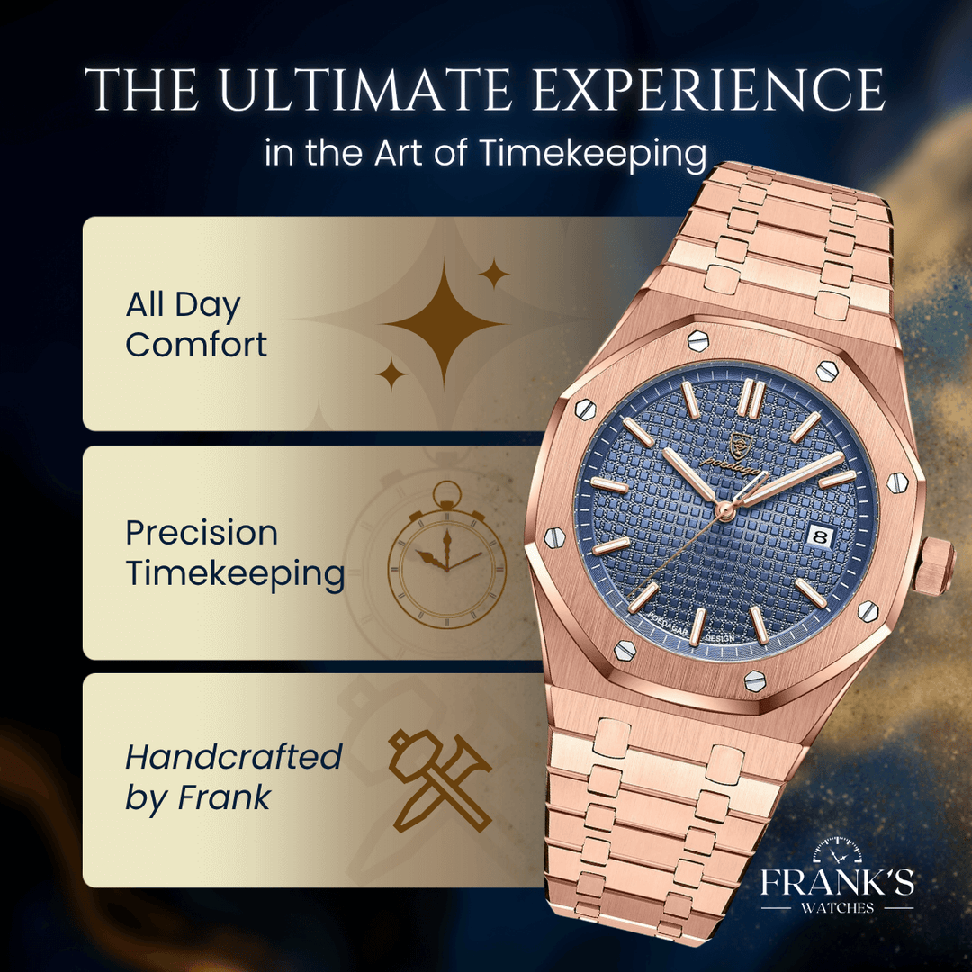 Aldenford | Men’s Stainless Steel Quartz Wristwatch | 43mm