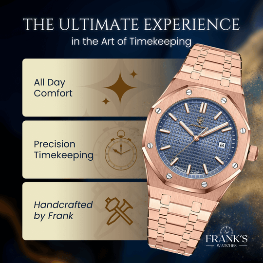 Aldenford | Men’s Stainless Steel Quartz Wristwatch | 43mm