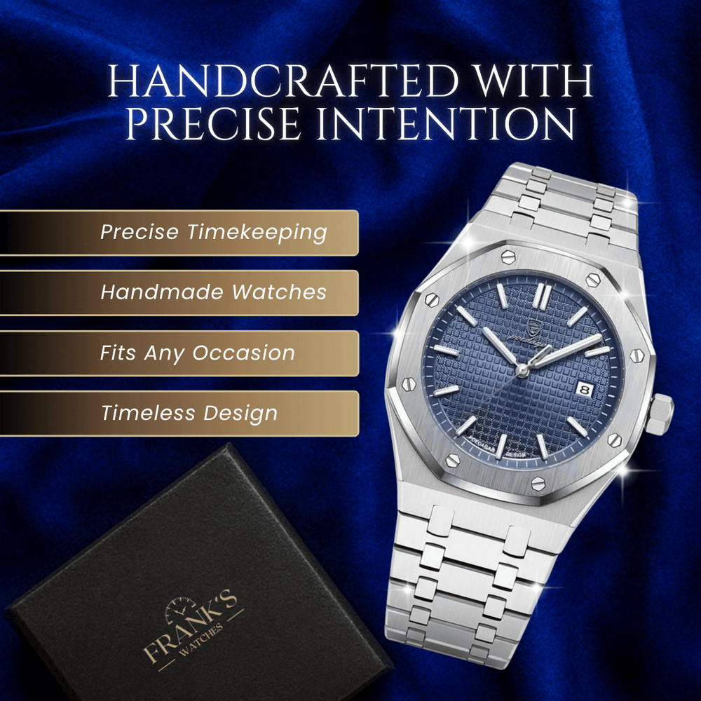 Aldridge | Octagonal Bezel Quartz Calendar Watch | 43mm