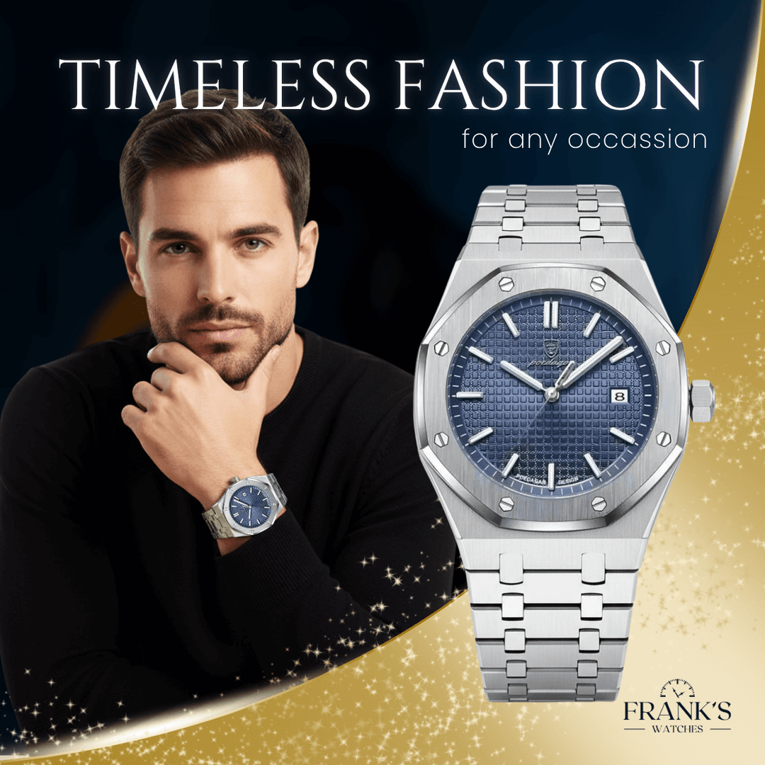 Aldridge | Octagonal Bezel Quartz Calendar Watch | 43mm