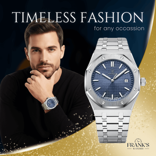 Aldridge | Octagonal Bezel Quartz Calendar Watch | 43mm