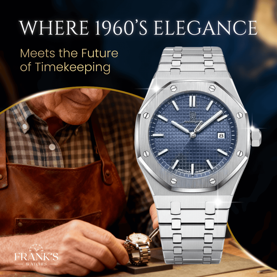 Aldridge | Octagonal Bezel Quartz Calendar Watch | 43mm