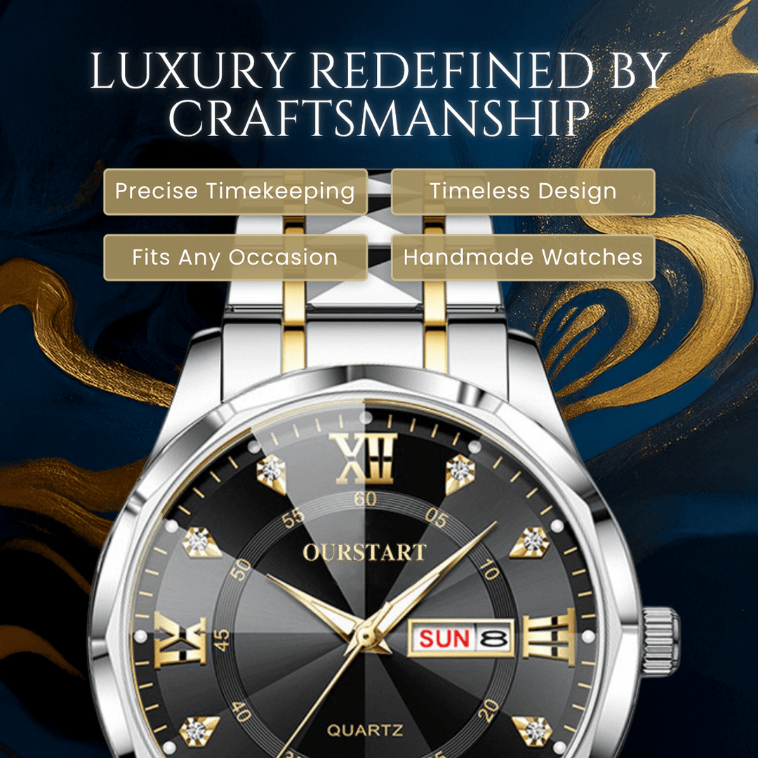 Alexander | Luxury Roman Index Quartz Watch | 41mm