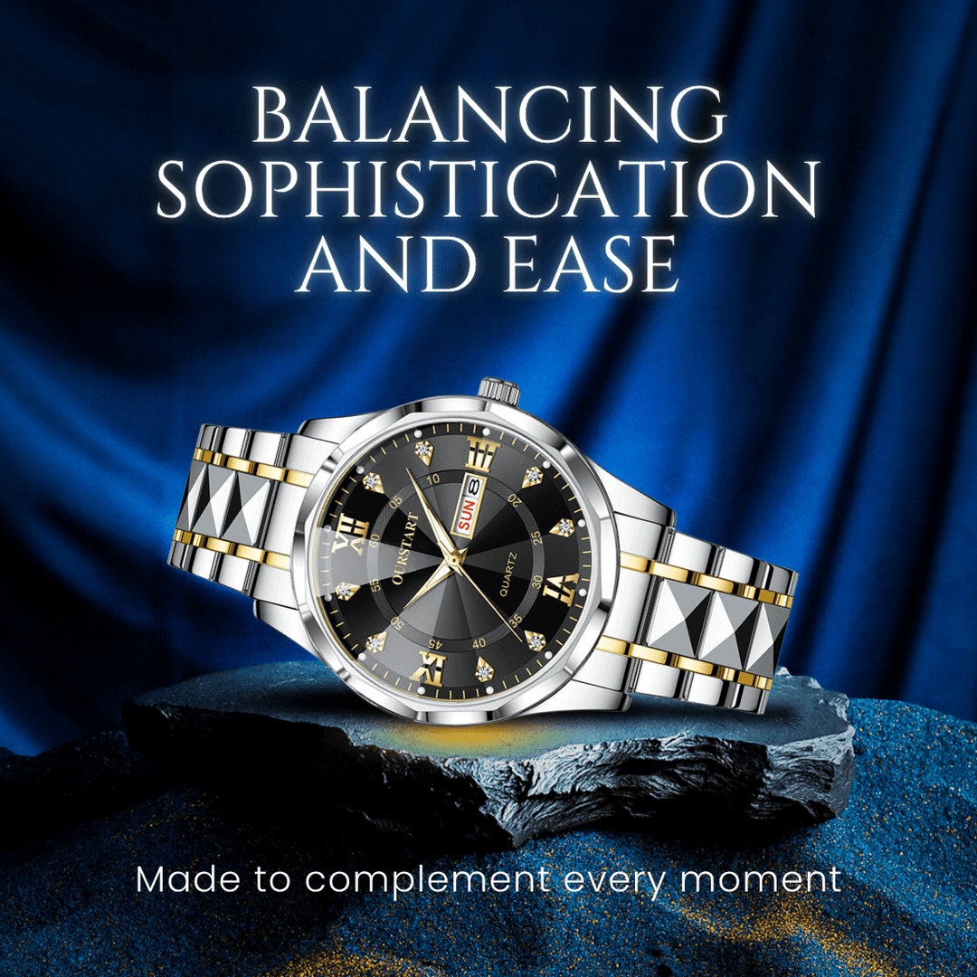 Alexander | Luxury Roman Index Quartz Watch | 41mm