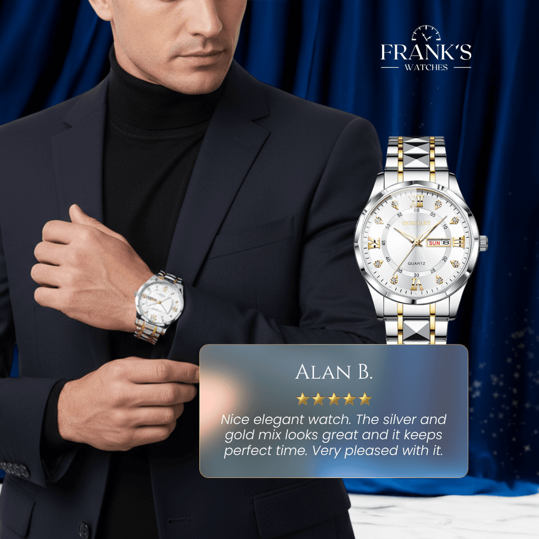 Alexander | Luxury Roman Index Quartz Watch | 41mm