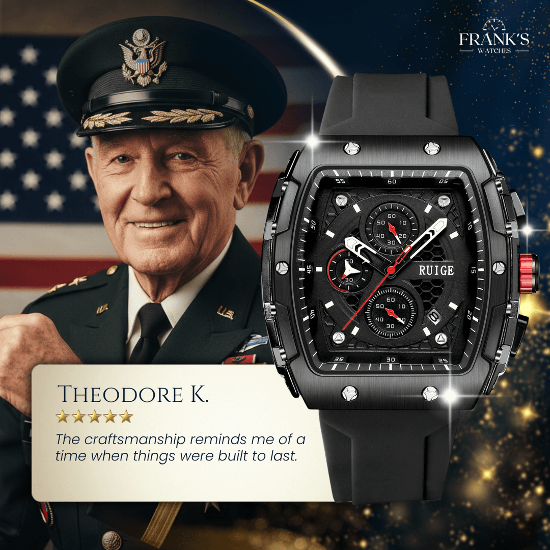 Arlington | Rectangular Sport Chronograph Quartz Watch | 45mm