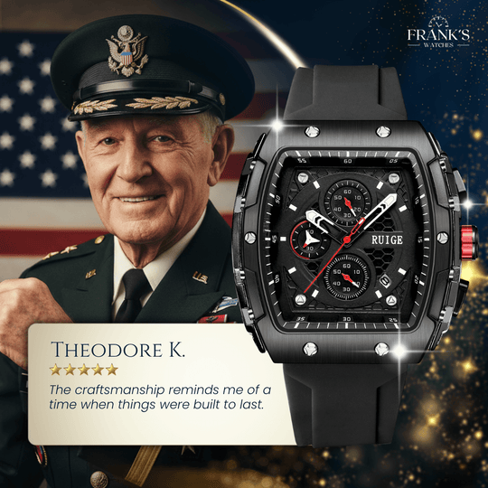 Arlington | Rectangular Sport Chronograph Quartz Watch | 45mm