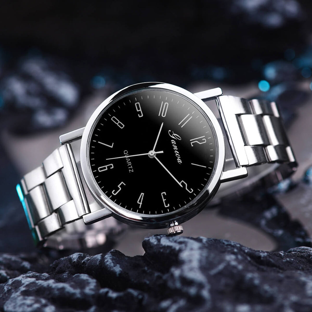 Augustus | Ultra-Slim Stainless Steel Wristwatch | 38mm