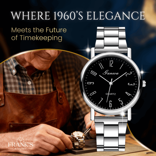 Augustus | Ultra-Slim Stainless Steel Wristwatch | 38mm