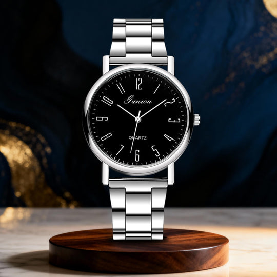 Augustus | Ultra-Slim Stainless Steel Wristwatch | 38mm