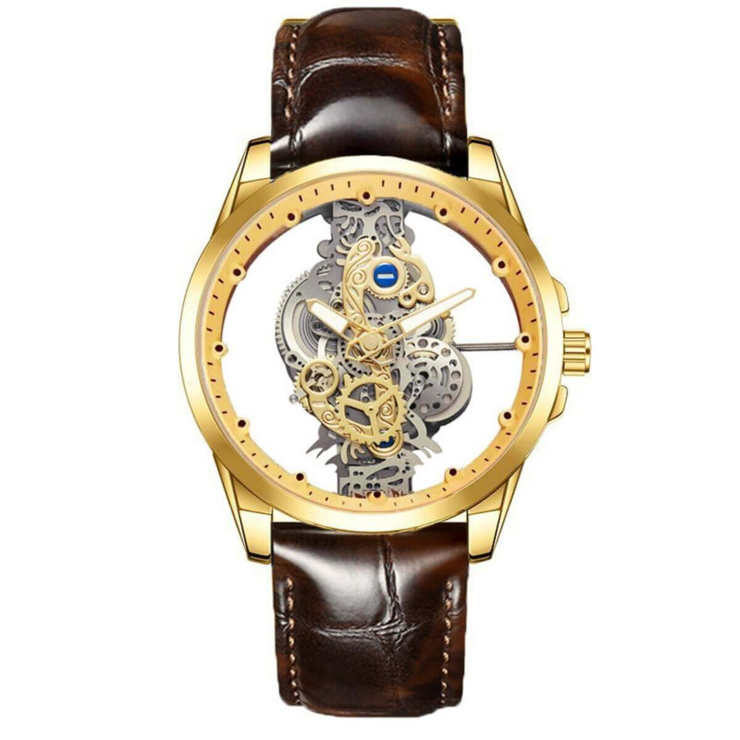 Barrett | Hollow Mechanical Skeleton Wristwatch | 40mm