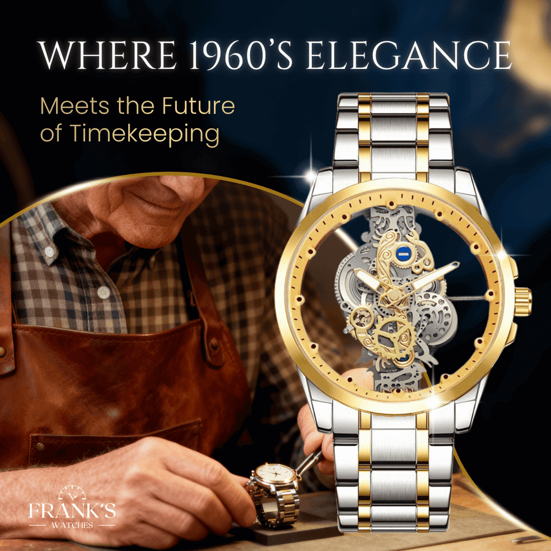 Barrett | Hollow Mechanical Skeleton Wristwatch | 40mm