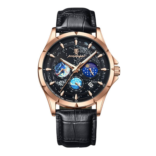 Beaumont | Men’s Moon Phase Multifunction Quartz Watch | 42mm