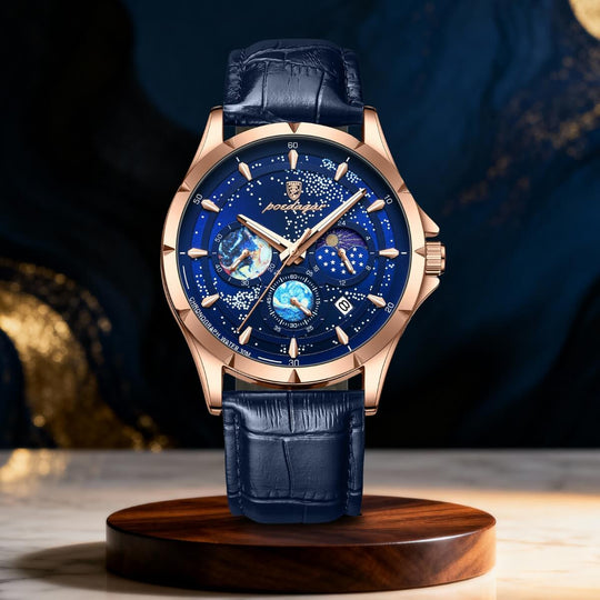 Beaumont | Men’s Moon Phase Multifunction Quartz Watch | 42mm