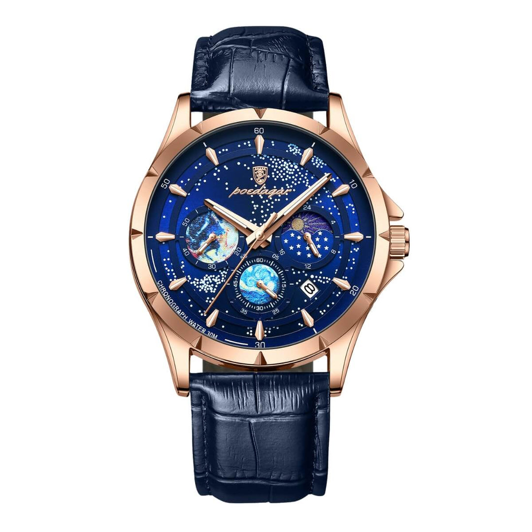 Beaumont | Men’s Moon Phase Multifunction Quartz Watch | 42mm