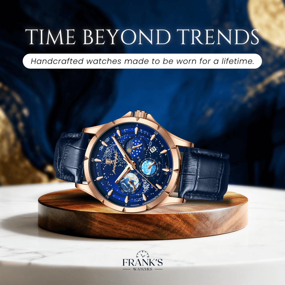 Beaumont | Men’s Moon Phase Multifunction Quartz Watch | 42mm