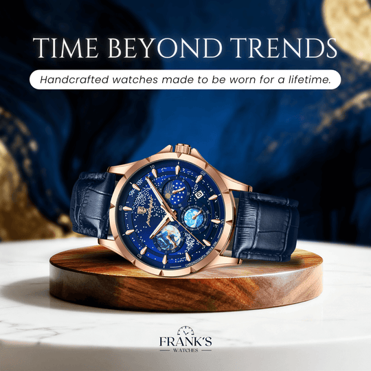 Beaumont | Men’s Moon Phase Multifunction Quartz Watch | 42mm