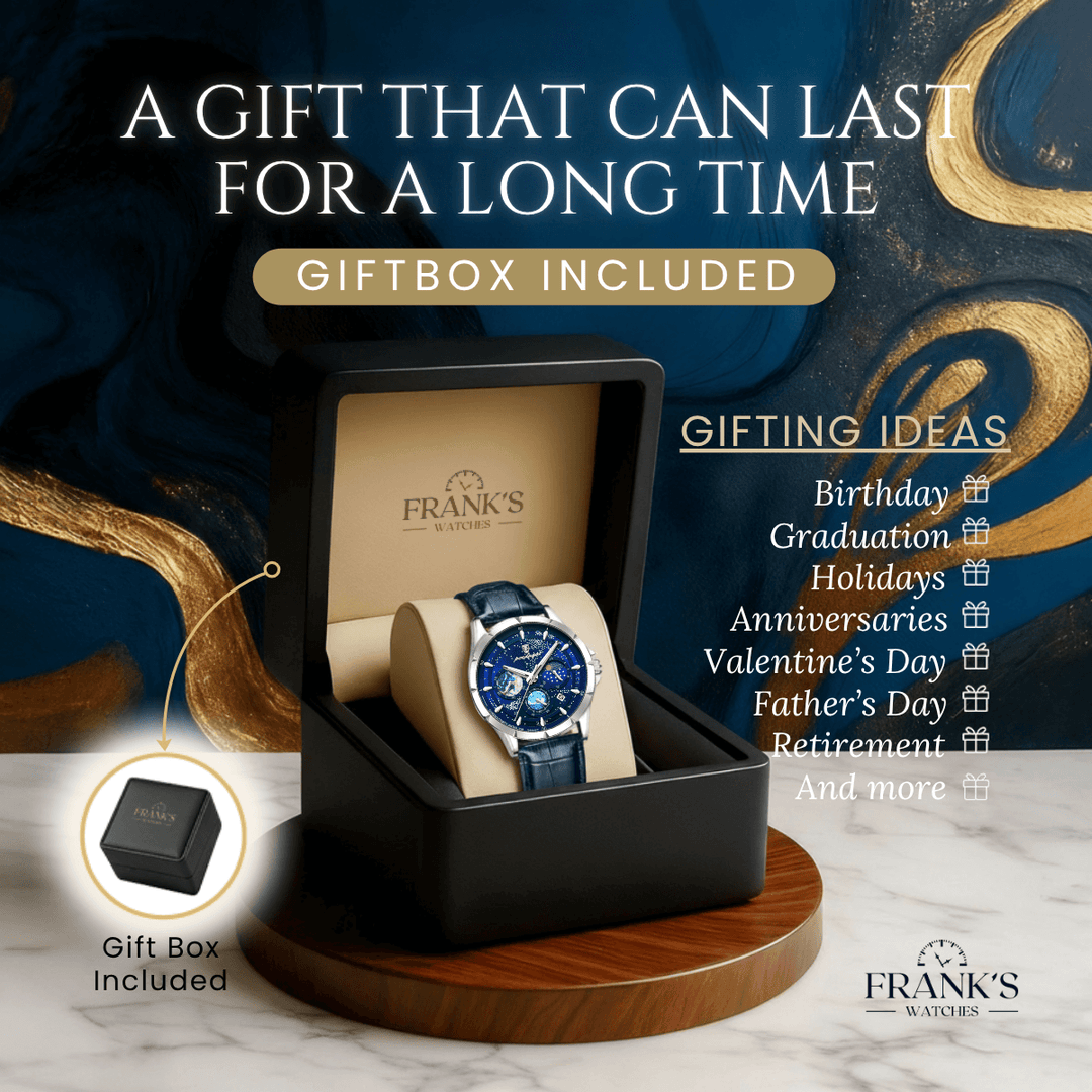 Beaumont | Men’s Moon Phase Multifunction Quartz Watch | 42mm