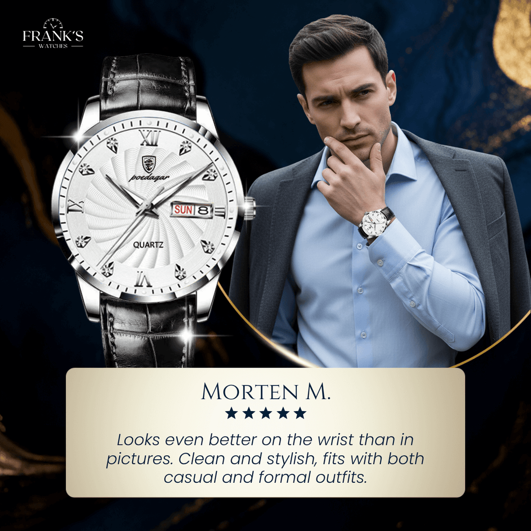 Beckham | Men’s Slimline Quartz Watch | 42mm