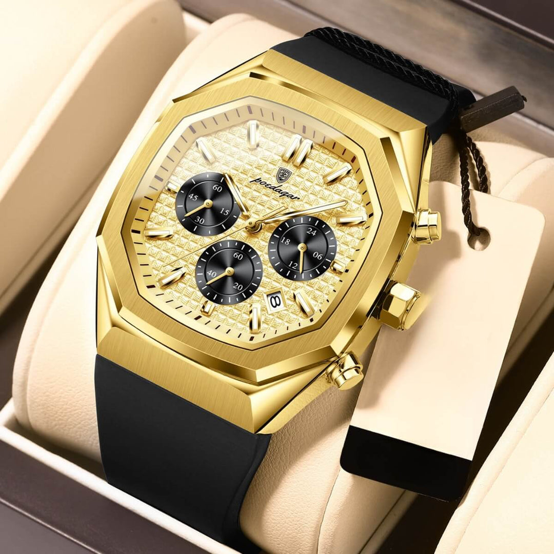 Bellingham | Modern Geometric Dial Chronograph Watch | 42mm