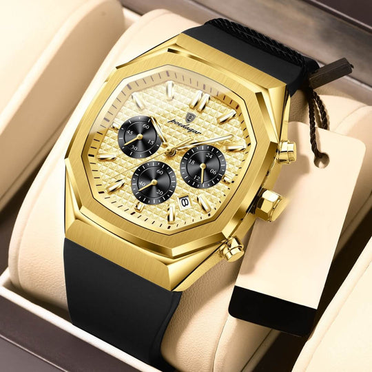 Bellingham | Modern Geometric Dial Chronograph Watch | 42mm
