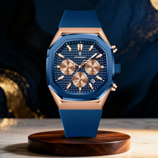 Bellingham | Modern Geometric Dial Chronograph Watch | 42mm