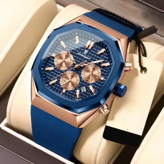 Bellingham | Modern Geometric Dial Chronograph Watch | 42mm