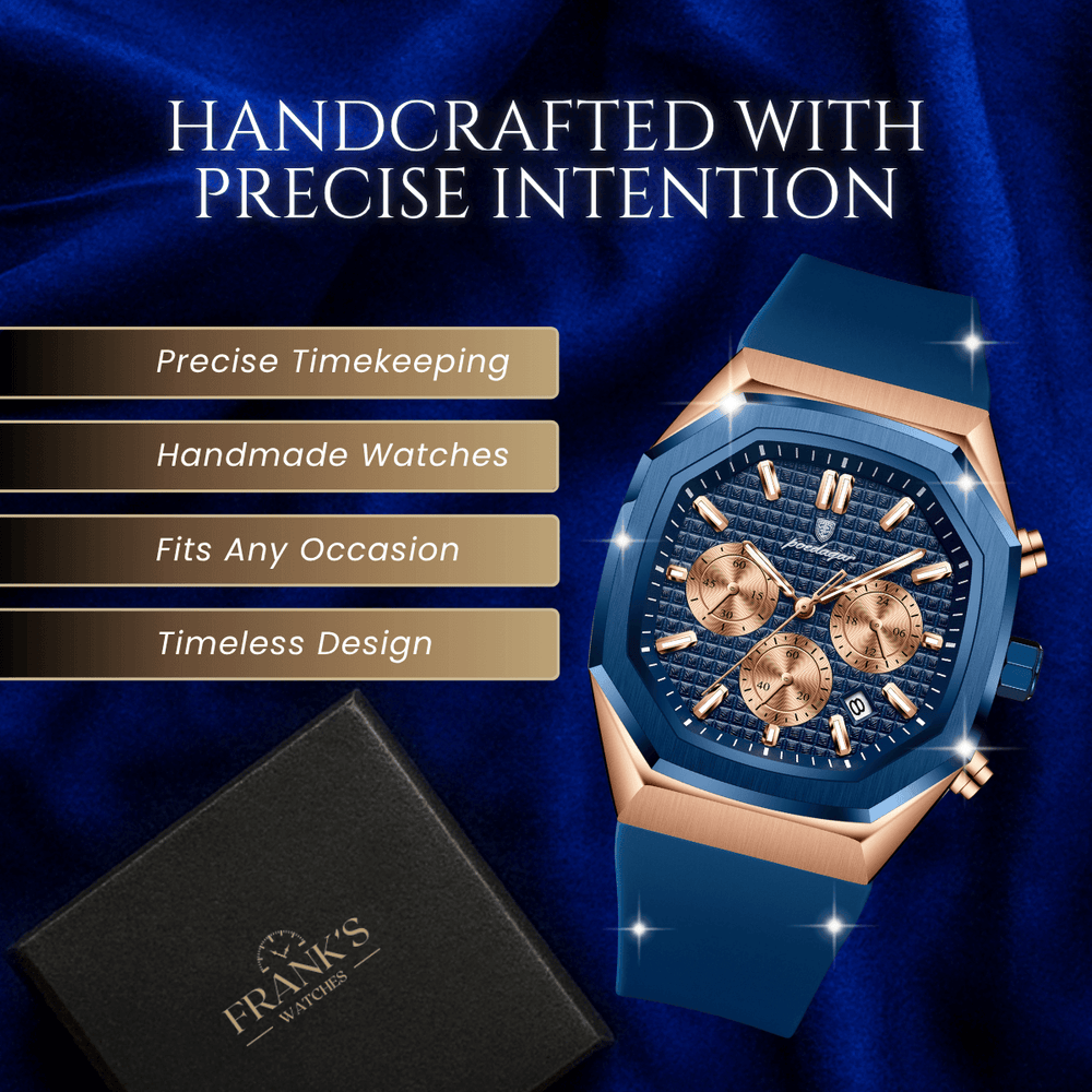 Bellingham | Modern Geometric Dial Chronograph Watch | 42mm