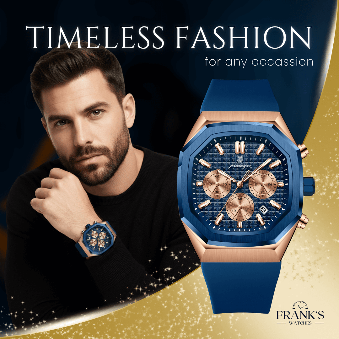 Bellingham | Modern Geometric Dial Chronograph Watch | 42mm