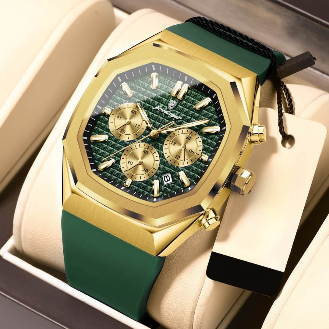 Bellingham | Modern Geometric Dial Chronograph Watch | 42mm