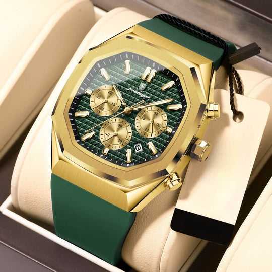 Bellingham | Modern Geometric Dial Chronograph Watch | 42mm