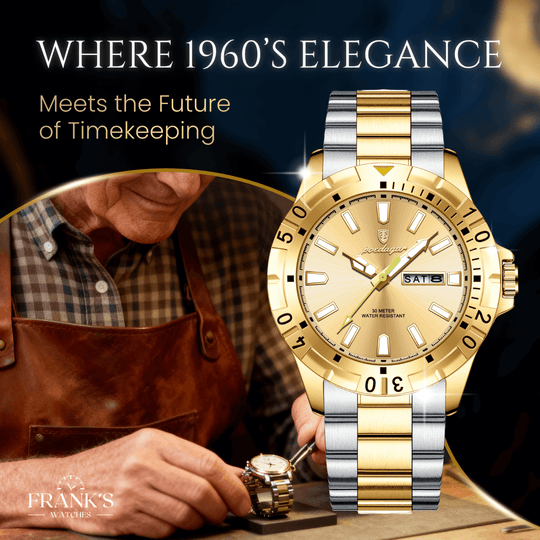 Belmont | Men’s Stainless Steel Quartz Calendar Watch | 40.5mm