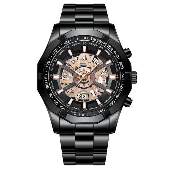 Bentley | Luxury Skeleton Dial Quartz Wristwatch | 44mm