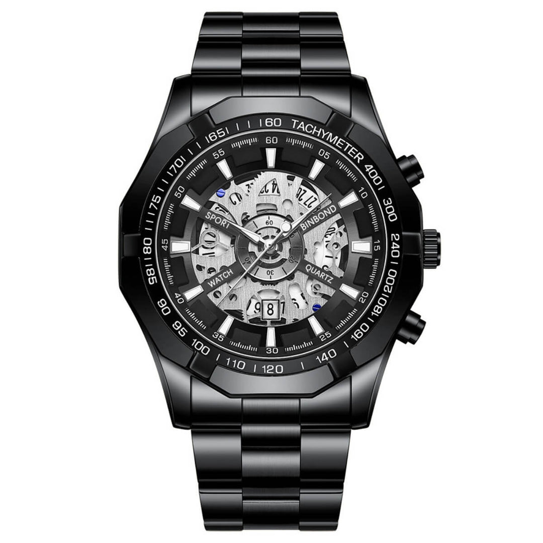 Bentley | Luxury Skeleton Dial Quartz Wristwatch | 44mm