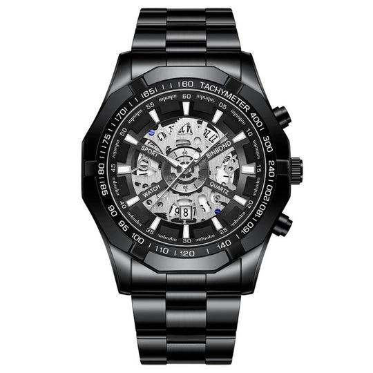 Bentley | Luxury Skeleton Dial Quartz Wristwatch | 44mm