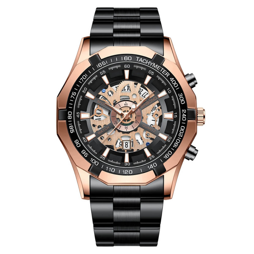 Bentley | Luxury Skeleton Dial Quartz Wristwatch | 44mm