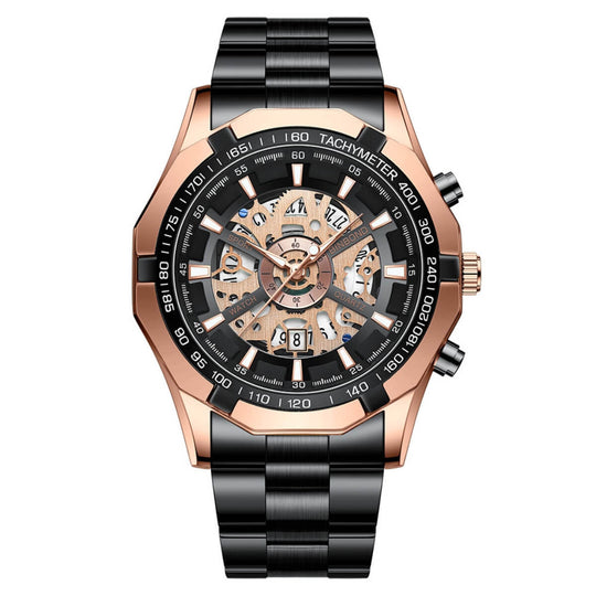 Bentley | Luxury Skeleton Dial Quartz Wristwatch | 44mm