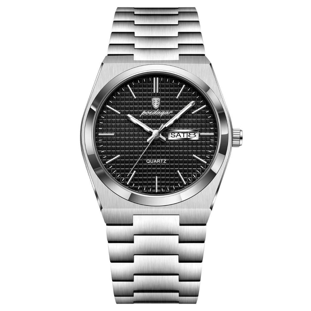 Blakely | Men’s Stainless Steel Quartz Calendar Watch | 41mm
