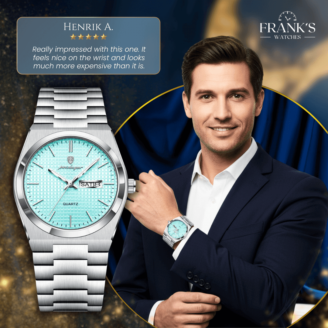 Blakely | Men’s Stainless Steel Quartz Calendar Watch | 41mm